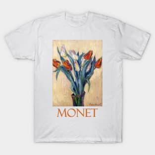 Vase of Tulips by Claude Monet T-Shirt